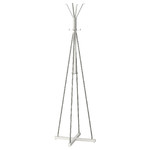 TJUSIG Hat and coat stand, white, 193 cm
