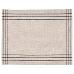 VÅRARV Place mat, dark grey/natural, 35x45 cm