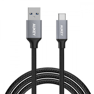Aukey USB-C to USB 3.0 Quick Charge 3.0 High Performance Nylon Braided Cable 1m CB-CD2
