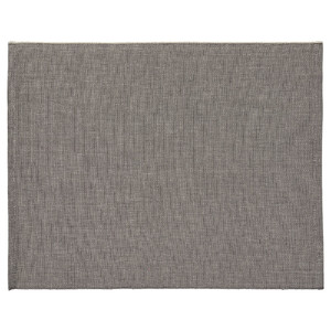 SVARTSENAP Place mat, grey, 35x45 cm