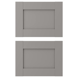 ENHET Drawer front, grey frame, 40x30 cm