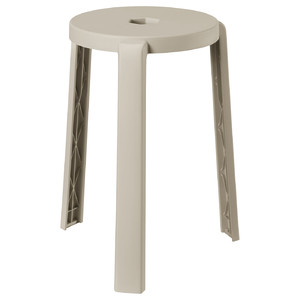 IBBARBO Stool, beige