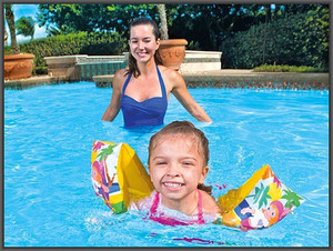 Bestway Inflatable Swim Armbands Aquaitc Life 30x15cm, 1pc, assorted patterns, 5+