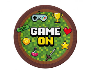 Paper Plates Game On 18cm 6pcs