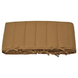 GULDVÄVARE Bumper pad, dark yellow, 60x120 cm