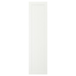 GULLABERG Door with hinges, white, 50x195 cm