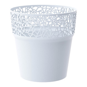 Plant Pot Tree, indoor, 17.5cm, white
