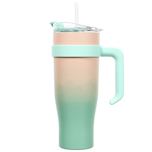 Thermal Mug Miami Tie-Dye, orange-green