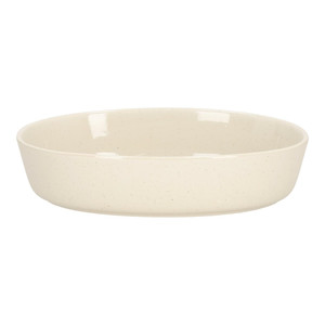 Elegant Ceramic Serving Dish Gomera, white