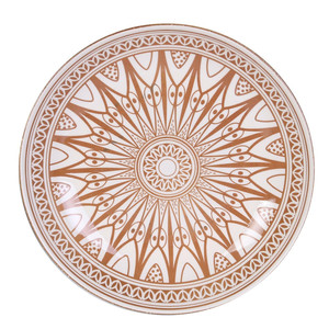 Plate Mirage 25cm, red