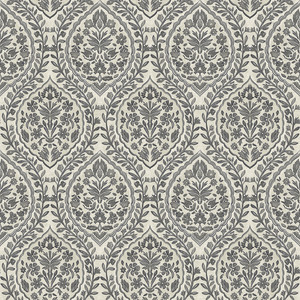 GoodHome Vinyl Wallpaper on Fleece Lunz, grey
