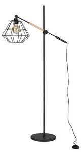 Floor Lamp Boogie 1 x 60 W E27, black