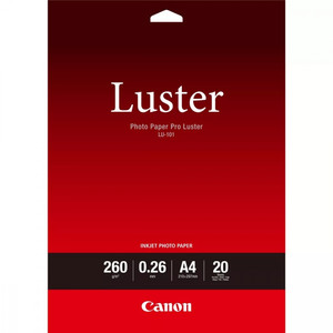 Canon Photo Paper Pro Luster LU-101 A4 260g/m 6211B006 20 Sheets