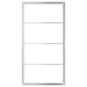 SKYTTA Sliding door frame, aluminium, 102x196 cm