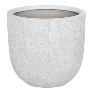 Outdoor Plant Pot Strata 46cm, white