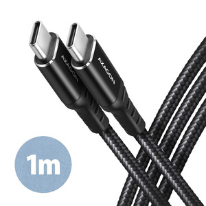 AXAGON USB Cable BUCM-CM10AB cable USB-C USB-C, 1.0m