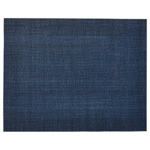 FLYGFISK Place mat, dark blue, 38x30 cm