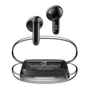 AWEI Headphones Earphones Bluetooth 5.3 T85 ENC TWS, black