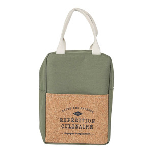 Lunch Bag Refreshing Cork 5l, green