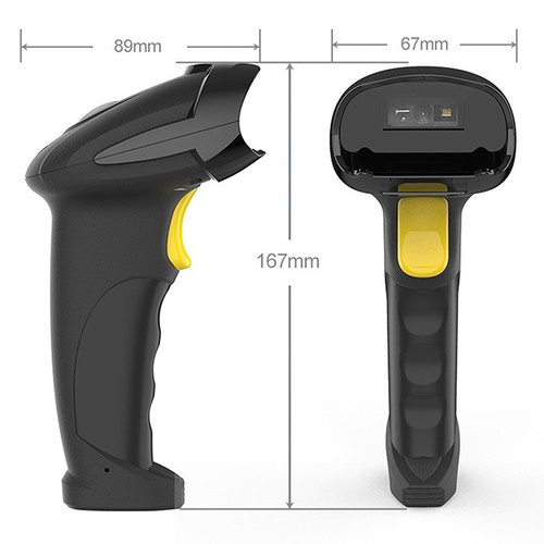 Qoltec Barcode Scanner Wireless 1D 2D 2.4GHz