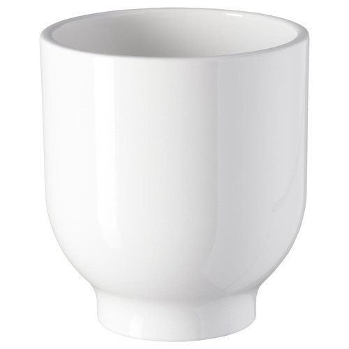 DRÖMSK Plant pot, white, 9 cm