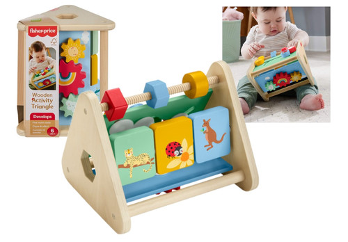 Fisher-Price Wooden Activity Triangle HYG48 2+