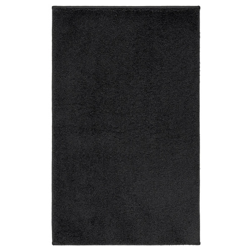BACKMÅRA Bath mat, black, 50x80 cm