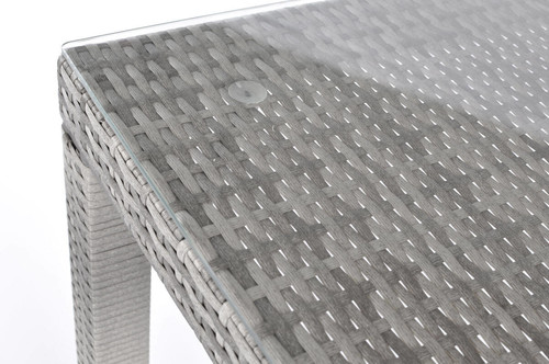 Outdoor Dining Table MALAGA, grey