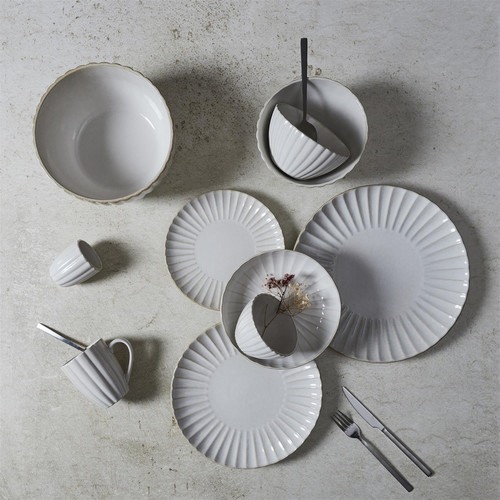 Deep Plate Vlora 20cm, beige
