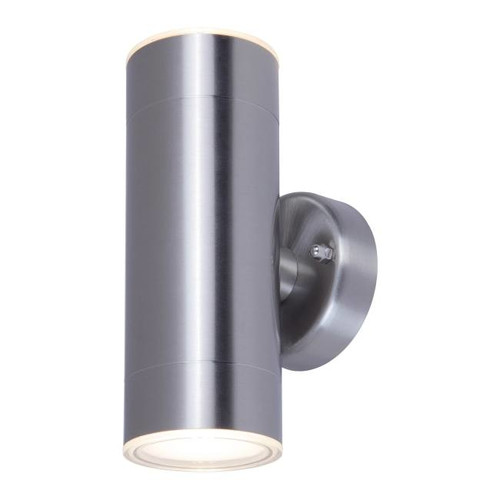 GoodHome Outdoor Wall Lamp LED Candiac 760 lm IP44, steel