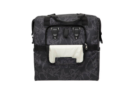Nelooxs Bicycle Bag Bamboo Camella, black