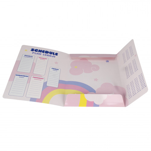 Paper Folder with Elastic Band A4 Unicorn 10-pack, assorted patterns