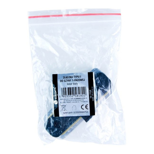 I-type Connector for DPM X-Line Solid track, black