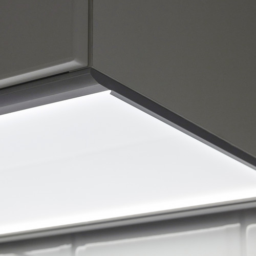 IRSTA  LED worktop lighting, opal white, 60 cm