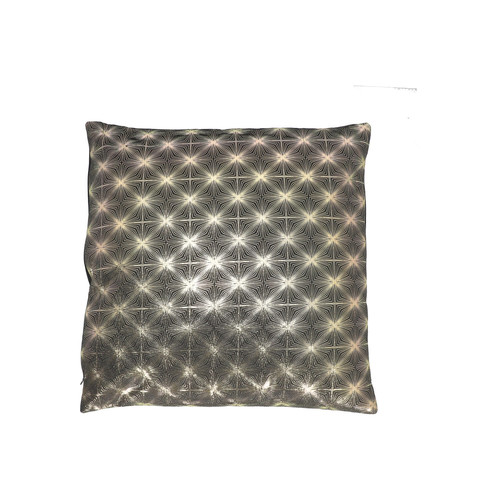 Cushion Stars 45x45cm, velvet, black