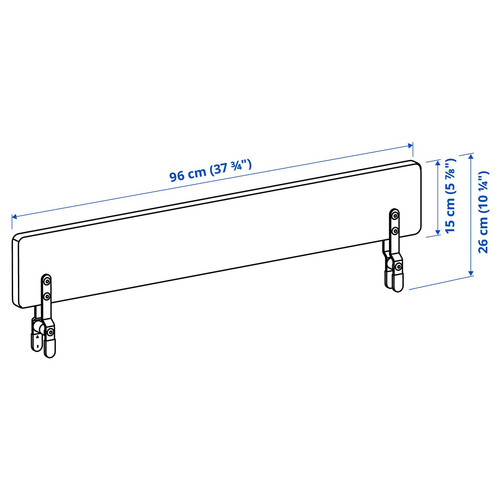 NATTAPA Guard rail, white