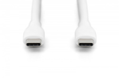 DIGITUS USB-C silicone connection cable, 0.5m, black