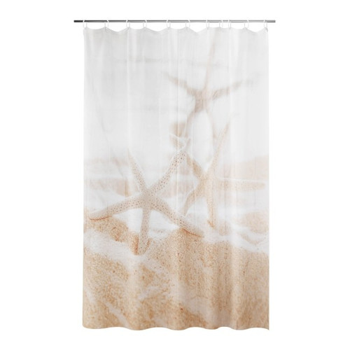 Shower Curtain GoodHome Balka 180 x 200 cm, starfish