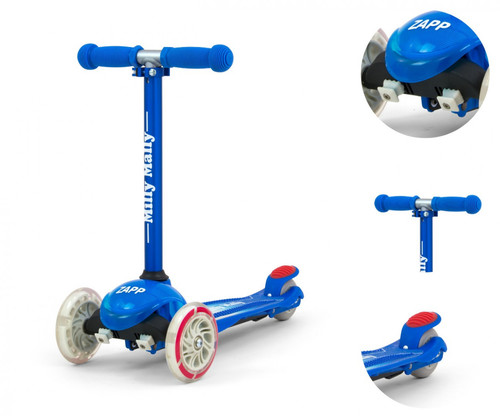 Milly Mally Scooter Zapp Deep Blue 3+