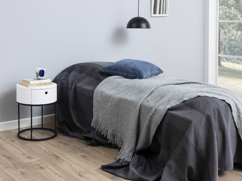 Nightstand Bedside Table Polo, white