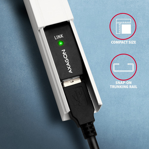 AXAGON USB Cable ADR-210 USB 2.0 A-M -> A-F act 10m