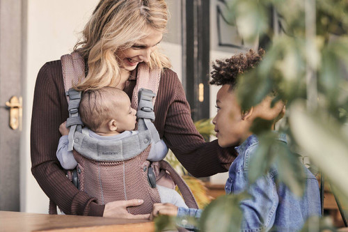 BABYBJORN Baby Carrier Harmony 3D Mesh, Dusty pink