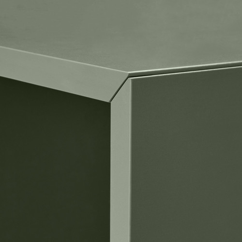 EKET Cabinet, grey-green, 35x25x35 cm