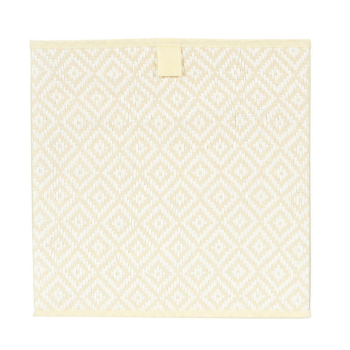 Storage Box 30x30cm, Braid, beige
