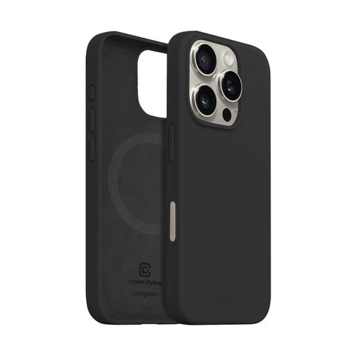 CRONG Phone Case iPhone 16 Pro MagSafe Color Cover, black