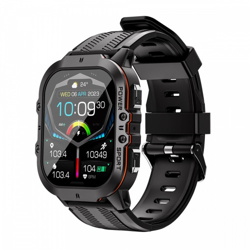 OUKITEL Smartwatch BT20 Rugged, black-orange
