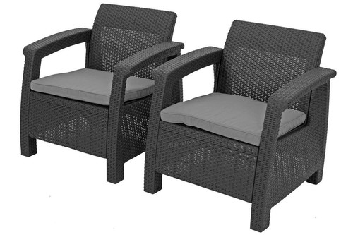 Outdoor Furniture Set CORFU SET, graphite