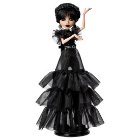 Monster High WEDNESDAY RAVE'N Black Gothic Gawn HXJ03 4+