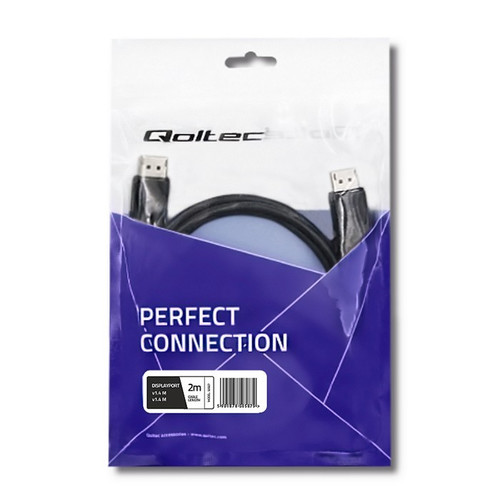 Qoltec DisplayPort v1.4 M to DisplayPort v1.4 M 2m
