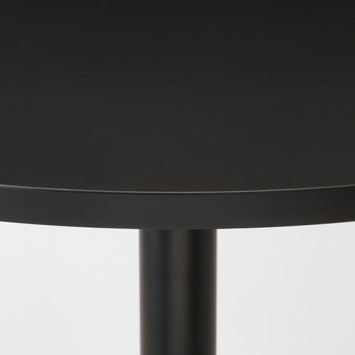 STENSELE / ODGER Table and 2 chairs, anthracite anthracite/anthracite, 70 cm